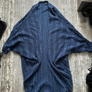 Lucky Brand navy blue open cardigan